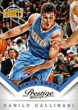 2013-14 Prestige Bonus Shots Red #71 Danilo Gallinari Denver Nuggets