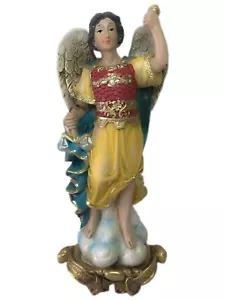 Placa de pared de San Uriel Arcángel 8" de alto poliresina - Imagen 1 de 2
