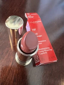 clarins joli rouge moisturizing long wear lipstick 737 spicy cinnamon full size - Picture 1 of 5