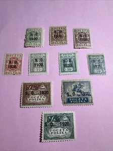 Eastern Silesia Overprint S.O. 1920 Unused Hinged ( Lot 11 File 162) - Picture 1 of 2