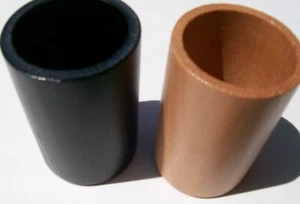 OAK WOOD Dice Cups (2) Size: 3-3/16" x 2" From Greece - Picture 1 of 5