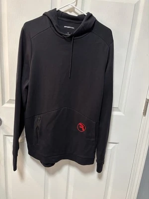 Sudadera con capucha Sport-TEK para hombre con cordón, talla M, negra, bolsillos Foto 1 de 4