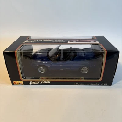 Maisto 1:18 Scale Die Cast Alfa Romeo Spider  1995 Special Edition - New in Box - Image 1 of 4