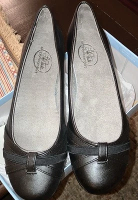 LIFE STRIDE Simply Comfort Talla 7W Para Mujer ¡NUEVO! D193851001, PRENTIS NEGRO Foto 1 de 4