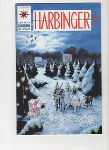 Harbinger #4, Coupon Intact,NM 9.4, 1st Print,1992 Flat Rate Ship-Use Cart,Scans - Picture 1 of 2