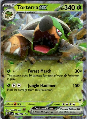 Torterra ex 012/162 SV05: Temporal Forces Double Rare - NM - Image 1 of 2