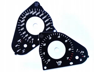 Speedometer dials for Mercedes W203 V8 C55 COMPRESOR LIFT MPH=km/h - Picture 1 of 3