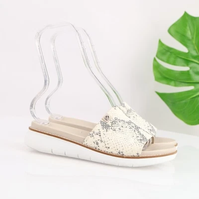 Женские сандалии Cole Haan Zerogrand размер 8 со змеиным принтом без шнуровки комфортные - Изображение 1 из 4