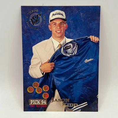 1994-95 Topps Stadium Club Jason Kidd RC #172 DAL - Imagem 1 de 2