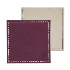 Posavasos / posavasos de vidrio ciruela / piedra, juego de 4 DUO - Freeform - Imagen 1 de 2