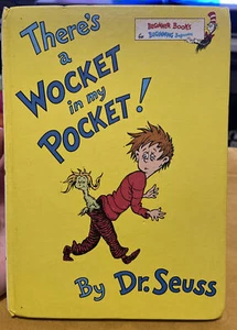 Vintage Dr Suess Hardcover VG 1975 There’s A Wocket In My Pocket (T02) - Picture 1 of 4
