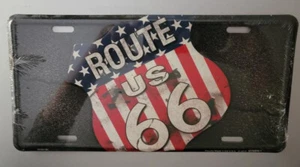 Etiqueta de matrícula "Bandera Ruta 66" - Imagen 1 de 1