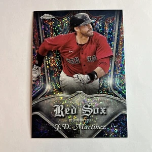 2022 Topps Chrome Pinstriped Club Plaques J.D. Martinez #P-14 - Picture 1 of 2