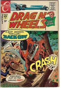 1971 Drag N' Wheels #46. Drag racing, hot rods, race cars. Vintage hotrod comic. - Imagen 1 de 1