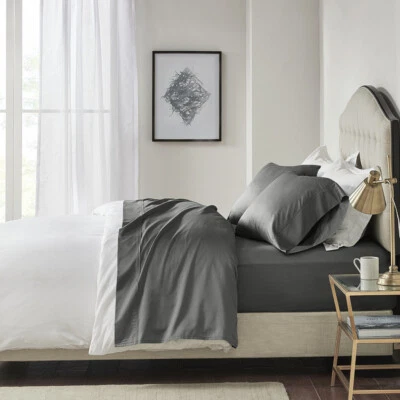 Madison Park 600 Thread Count Pima Cotton Deep Pocket Sheet Set - Image 1 of 4