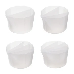 Silicone Split Cups, 4pcs Paint Pour Split Cup with 2-5 Channels Dividers - Picture 1 of 6
