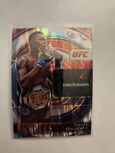 Israel Adesanya 2022 Panini Select UFC #9 Silber Flash Preis Zahlen Einsatz - Bild 1 von 2