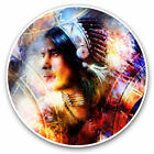 2 x Vinyl Stickers 20cm - Indian Warrior Art Navajo Horse Cool Gift #21714