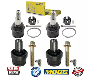 Front Lower & Upper Ball Joints Moog Fits Ford E-350 E-450 Super Duty Econoline - Picture 1 of 1