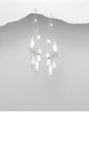 Sterling Silber Ohrringe, Haken Ohrringe, Nacht Ohrringe, Ausgehen Ohrringe - Bild 1 von 5