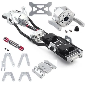 313mm Wheelbase Chassis Frame Gearbox For 1/10 AXIAL SCX10 II 90046 RC Crawler - Picture 1 of 20