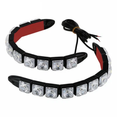 2PCS White 10 LED Daytime Running Light DRL Car Fog Day Driving Lamp Lights Pair - Image 1 of 4