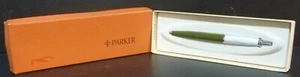 Parker Tiara Jotter "Girl Size" Ballpoint Pen New in Box - Olive 1960's - Picture 1 of 6