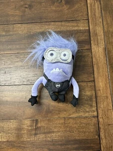 Evil Purple Minion Plush With Goggles 12” Tall Despicable Me Universal Studios - Picture 1 of 4