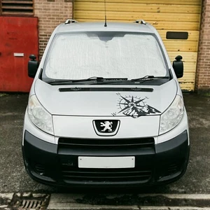 Thermal Blinds Insulating Silver Peugeot Expert Dispatch Scudo Proace 2006-2016 - Picture 1 of 8