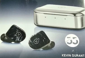 Master & Dynamic MW07 Plus Wireless Ear Headphones Kevin Durant Black Quartz - Picture 1 of 8