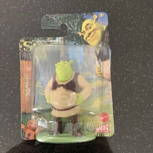 Figura Shrek Cake Topper DreamWorks Mattel Micro Collection Nueva en paquete - Imagen 1 de 4