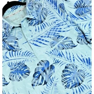 Camisa Polo de Golf Walter Hagen 11 Majors Para Hombre M Rendimiento Tropical Hawaiano - Imagen 1 de 10