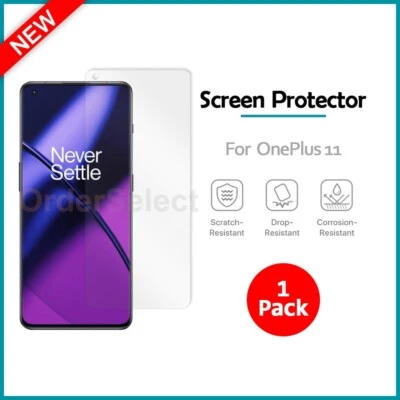 LCD Ultra Clear HD Screen Shield Protector for Android Phone OnePlus 11 - Image 1 of 4