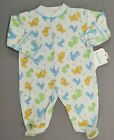 New Baby Boy Clothes Kissy Kissy Preemie Fun Dinosaur Print Footed Outfit