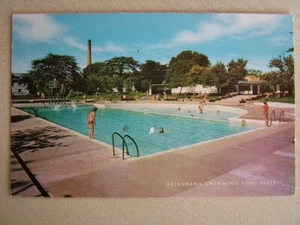 Postcard - GREENBANK SWIMMING POOL, STREET. Unused. Standard size - Imagen 1 de 1