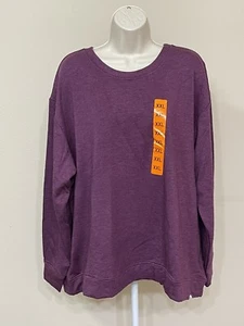 Orvis Women's Burgundy Long Sleeve Round Neck Soft Fleece Pullover Sweater s XXL - Picture 1 of 12