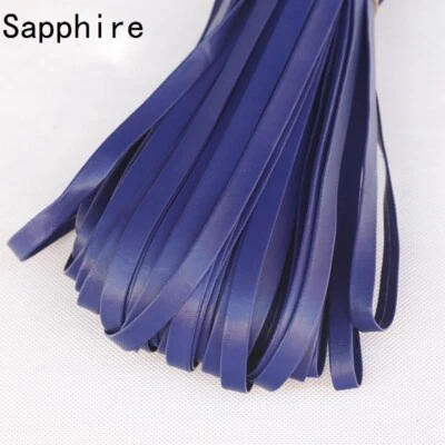 Faux Leather Binding Tape Flat Folded PU Ribbon Trim DIY Sewing Craft Accessory - Image 1 of 4