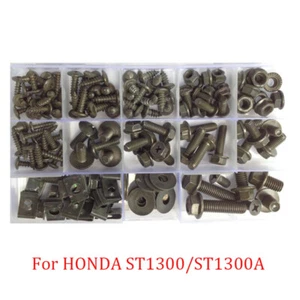 Fit For HONDA ST1300/ST1300A Fairing Bolts Bodywork Screws Kit Nuts 2004-2012 F1 - Picture 1 of 5