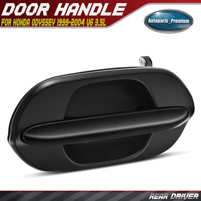 Manija de puerta exterior negra con textura de puerta corredera izquierda trasera para Honda Odyssey 99-04 Foto 1 de 4