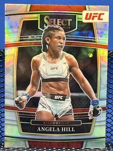 2022 Panini Select UFC ANGELA HILL Silver Prizm - Picture 1 of 2
