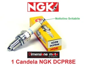 1 Candela d'accensione NGK DCPR8E per POLARIS Predator 500 dal 2003 >2007 - Foto 1 di 1
