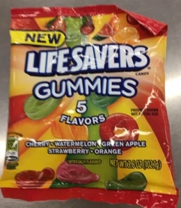LIFE SAVERS GMMIES CARAMELLE AL GUSTO - 3,6 once. - CONFEZIONE DA 5 - Foto 1 di 2