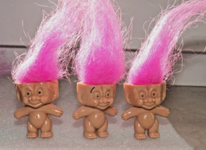 3 Trollfiguren   Kultobjekt 80er/90er Jahre   NEU! - Bild 1 von 3