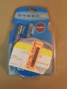 Dynex FireWire 6-Pin to 4-Pin Cable - 6.5ft (2M) DX-FW64CAM - Picture 1 of 2