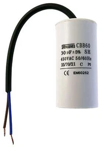 Motorkondensator 30μF CBB60 30uF 450V kabelgebunden Start-/Dauerkabel MKSP - Bild 1 von 5