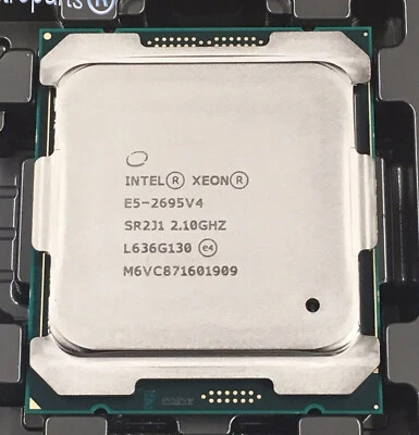 E5 2695 V4 Intel Xeon E5-2695 V4 SR2J1 18 Core 2.10GHz LGA 2011V3 CPU Processor - Image 1 of 2