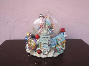Frohes Neues Jahr 2000 mit Baby Neujahr große Musik Schneekugel aus Besitzer zu verkaufen!! - Bild 1 von 4