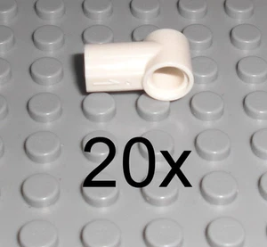 LEGO Technic - 20x Achs Pin Verbinder #1 weiss white Axle Pin Connector 32013 - Bild 1 von 1