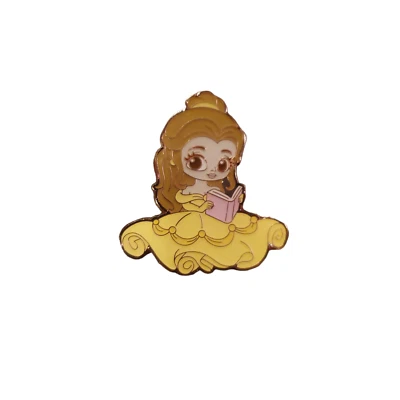 Disney Princess Belle Chibi Enamel Pin Blind Box Mystery Loungefly New - Image 1 of 3