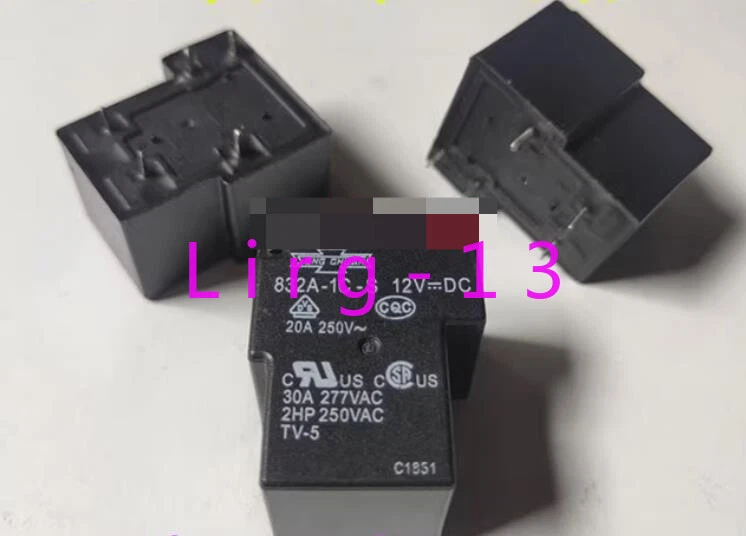 2pcs new Matsukawa 832A-1C-S 12VDC relay pin 5 - Image 1 of 1